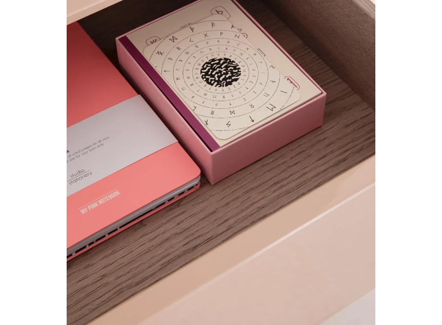 Binnenkant Commode ladenkast Goya opstelling 75 hoogglans poeder Sudbrock