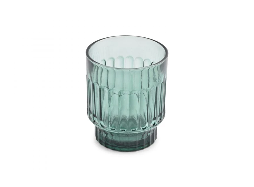 801301 glas 30cl groen tone - set/4