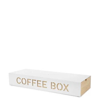Coffee box blanco metal