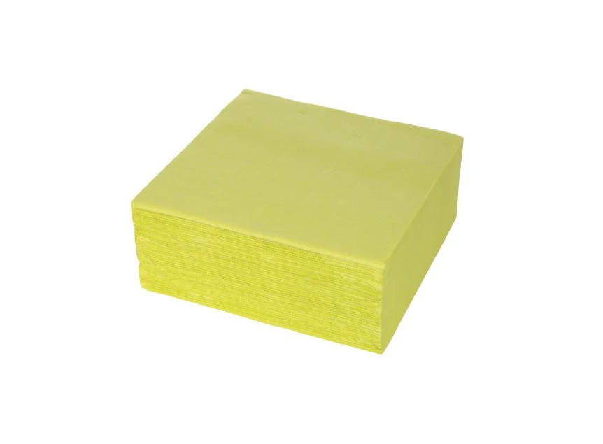 Serviet kiwi- 38x38cm- papier- textiel touch- 40stuks