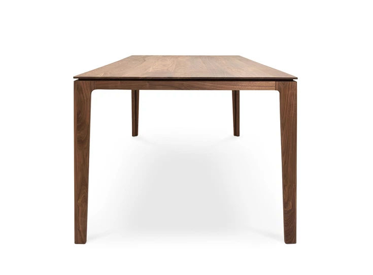 Front Eettafel Savannah massief hout walnoot olie Kluskens