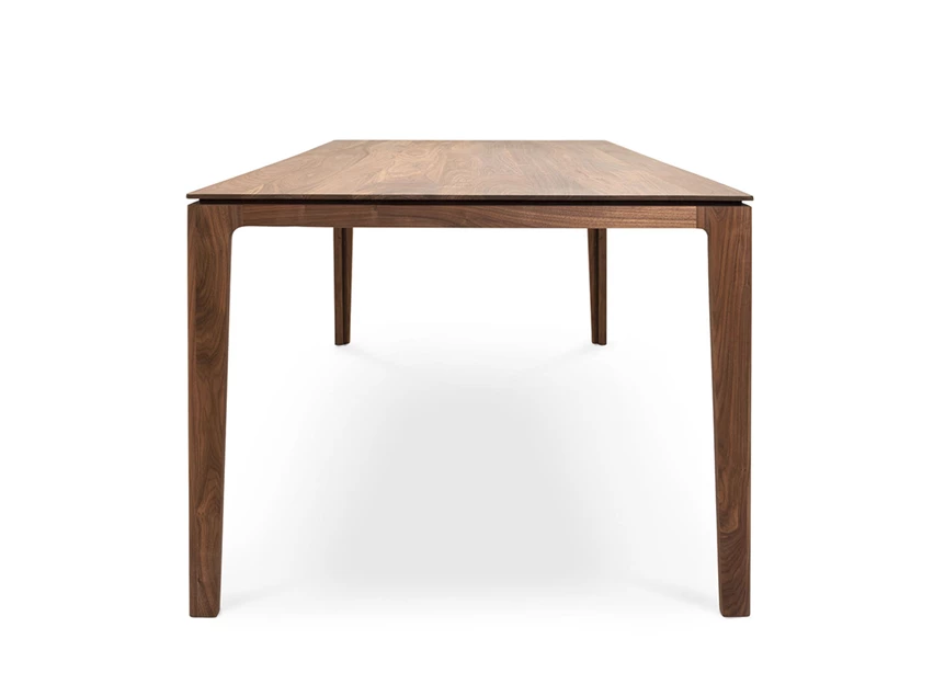 Front Eettafel Savannah massief hout walnoot olie Kluskens