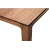 Detail Eettafel Savannah massief hout walnoot olie Kluskens