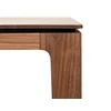 Bladrand Eettafel Savannah massief hout walnoot olie Kluskens