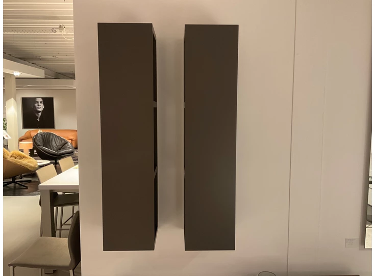 Front Wandkast Fiction boekenrek matte lak grafiet Capod'Opera