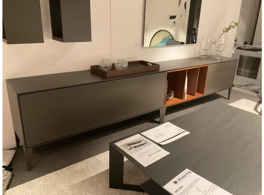 Tv-kast Ateneo matte lak grafiet Capod'Opera