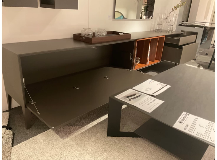 Open Tv-kast Ateneo matte lak grafiet Capod'Opera