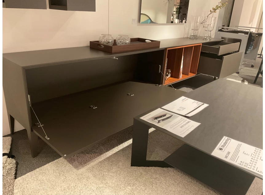 Open Tv-kast Ateneo matte lak grafiet Capod'Opera