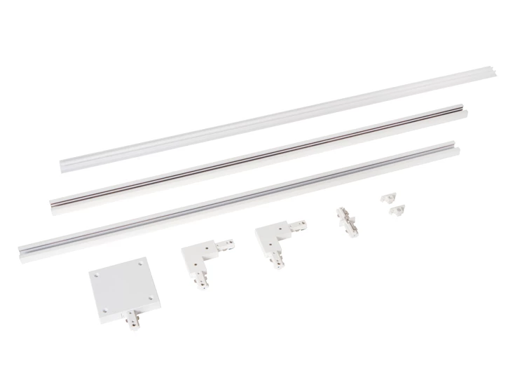 Track starterset- 1fase railsysteem/railverlichting- 2M- wit- volledig