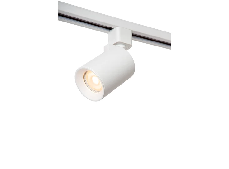 Track Nigel railspot- 1fase railsysteem/railverlichting- 1xGU10- wit (uitbreiding) aan