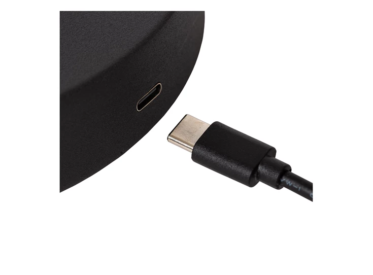 Stirling vloerlamp- zwart- oplader