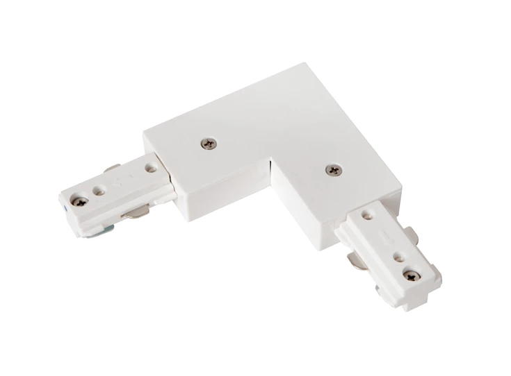 Track L-koppelstuk- 1fase railsysteem/railverlichting- links- wit