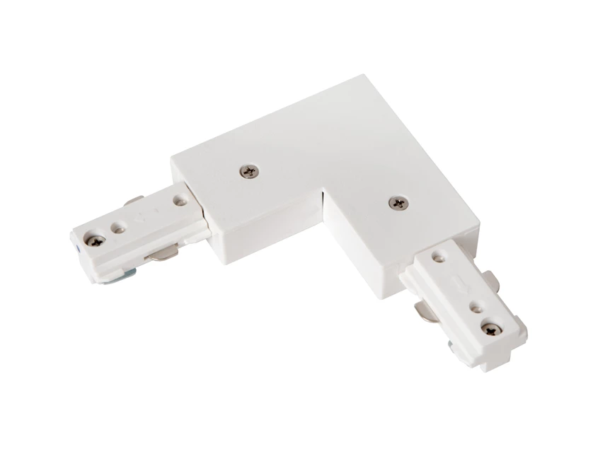 Track L-koppelstuk- 1fase railsysteem/railverlichting- links- wit