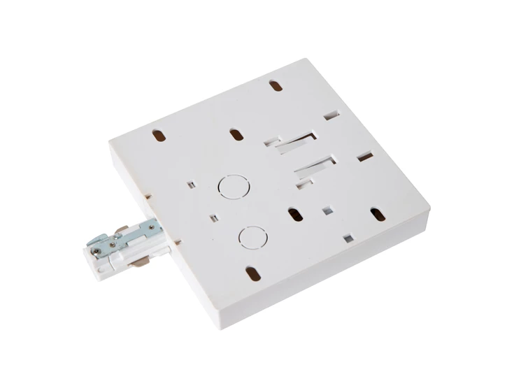 Track startvoeding- 1fase railsysteem/railverlichting- enkel/dubbel- wit (uitbreiding)- achterkant