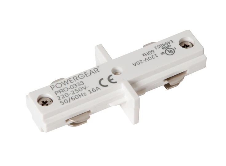 Track Ikoppelstuk- 1fasesysteem/railverlichting- wit (uitbreiding)- achterkant