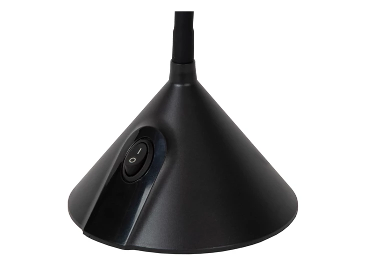 Milo bureaulamp- Ø12,8cm- led- 1x3,2W- 3000K- zwart- voet