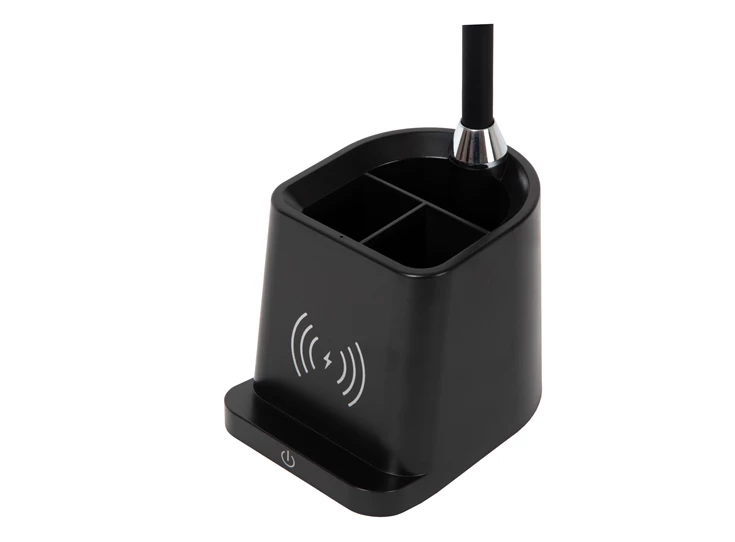 Tessa bureaulamp- led- dimbaar- 1x3,2W- 3000K- zwart- voet bakje