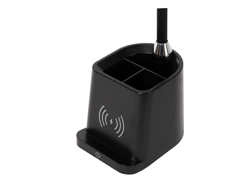 Tessa bureaulamp- led- dimbaar- 1x3,2W- 3000K- zwart- voet bakje