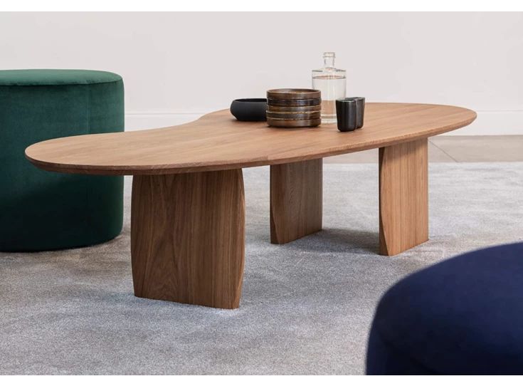 Salontafel Boca massief hout tobacco Passe Partout