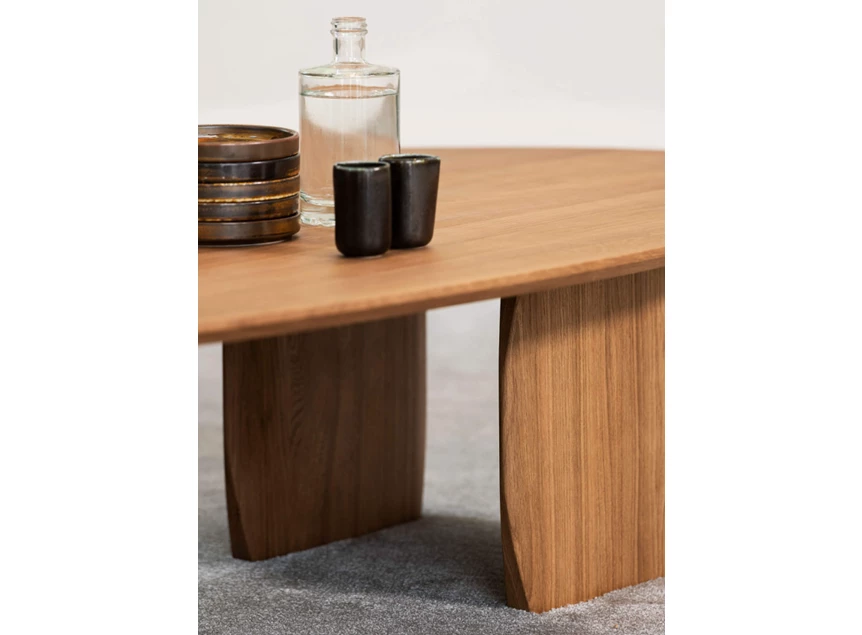 Detail Salontafel Boca massief hout tobacco Passe Partout