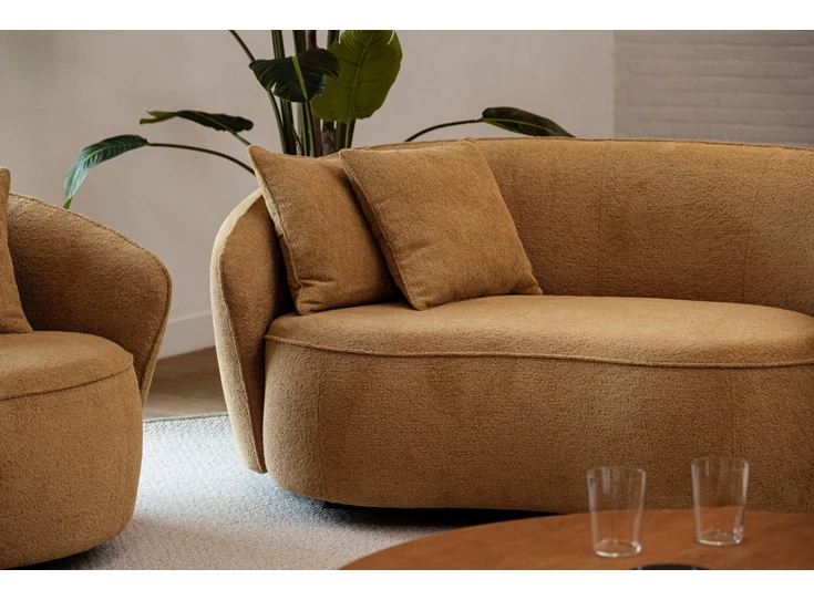 Front Zetel canapé 2-zit Mogador stof Passe Partout