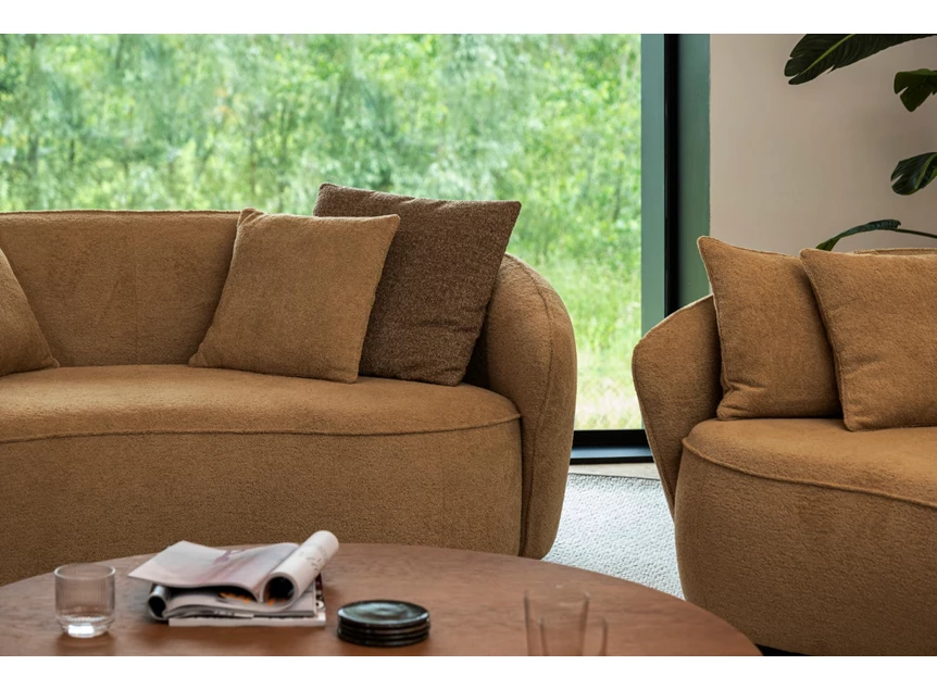 Zijde Zetel canapé 2-zit Mogador stof Passe Partout