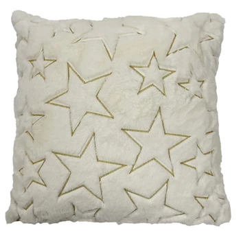 Stella sierkussen- snow white- 45x45cm