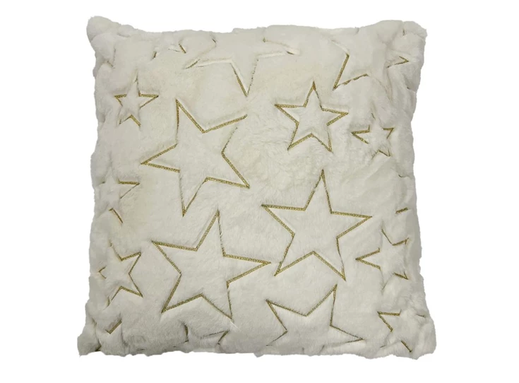 Stella sierkussen- snow white- 45x45cm