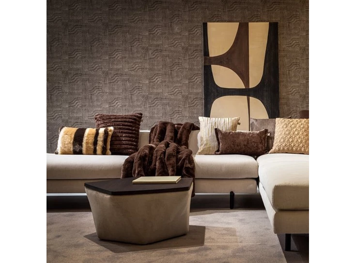 Cleo sierkussen- chocolate martini- 30x50cm- sfeerbeeld