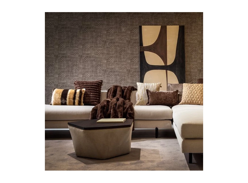 Cleo sierkussen- chocolate martini- 30x50cm- sfeerbeeld