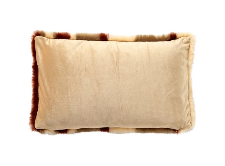 Cleo sierkussen- brandy brown- 30x50cm- achterkant