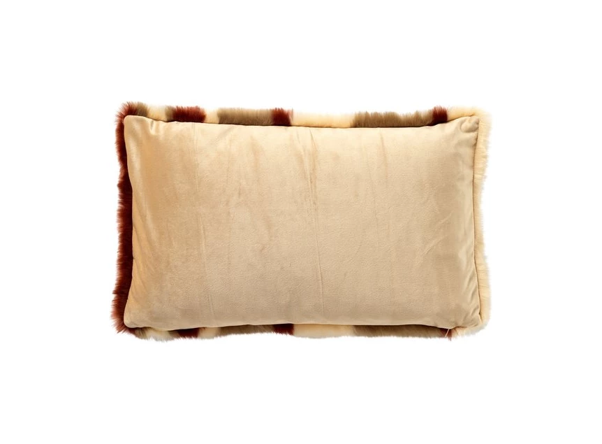 Cleo sierkussen- brandy brown- 30x50cm- achterkant