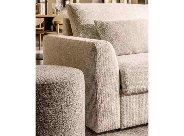 Armleuning Zetelbed Alberto stof greige Passe Partout