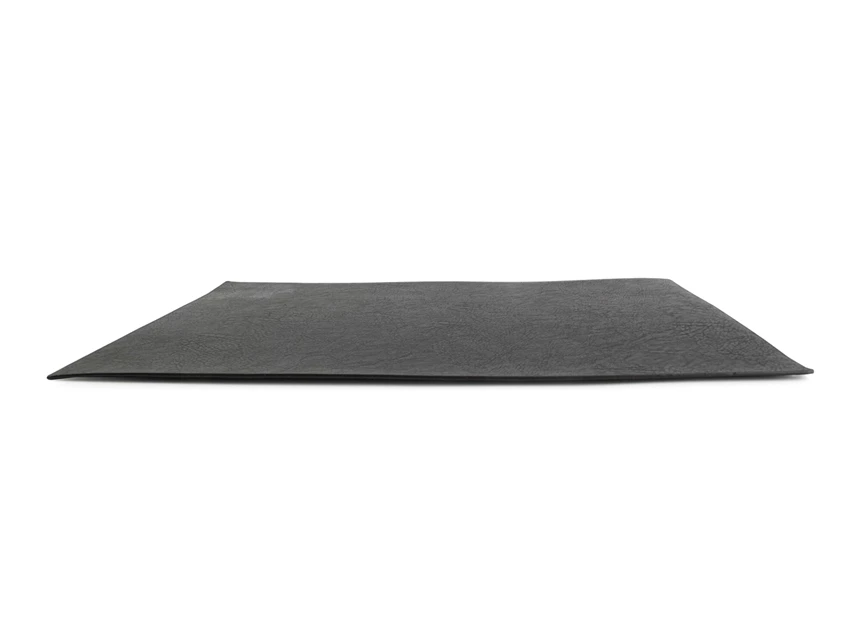 757135 placemat layer lederlook zwart Bonbistro schuin