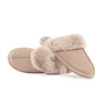 Snuggs suede pantoffels- 40/41- beige
