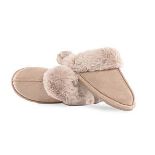 Snuggs suede pantoffels- 40/41- beige