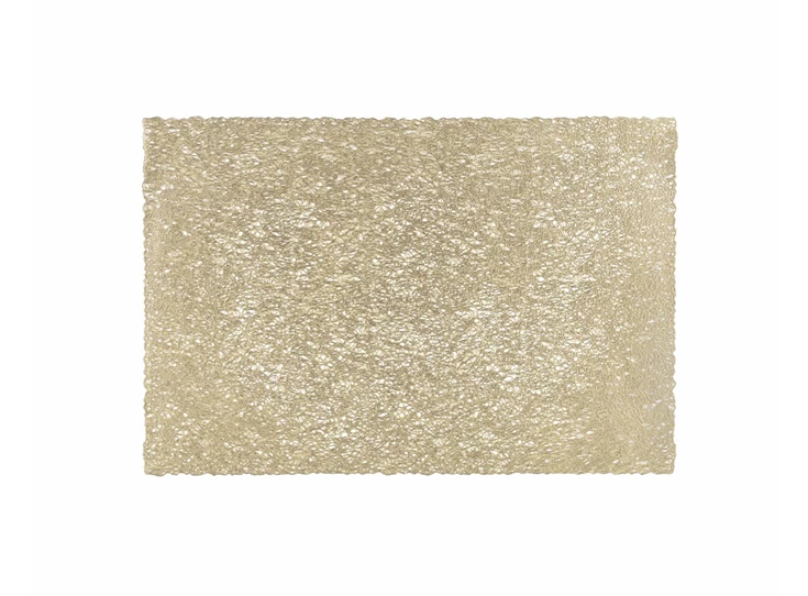 Spaghetti rectangular placemat- 30x45 cm- goud