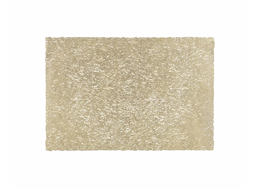 Spaghetti rectangular placemat- 30x45 cm- goud
