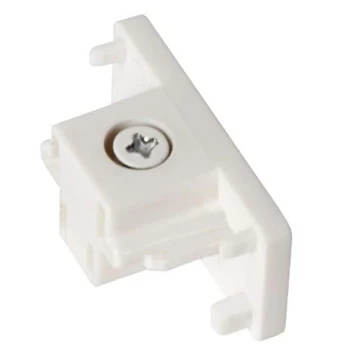 Track eindkap- 1fase railsysteem/railverlichting- set2- wit (uitbreiding)