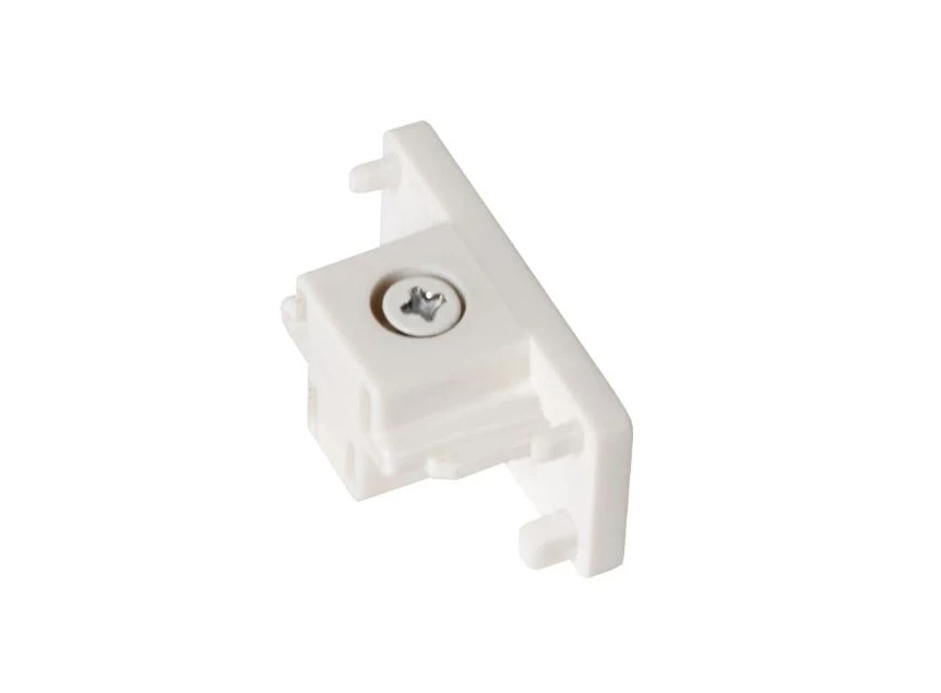 Track eindkap- 1fase railsysteem/railverlichting- set2- wit (uitbreiding)