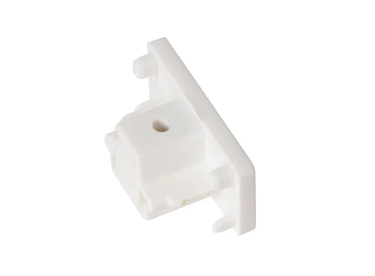 Track eindkap- 1fase railsysteem/railverlichting- set2- wit (uitbreiding)- andere kant