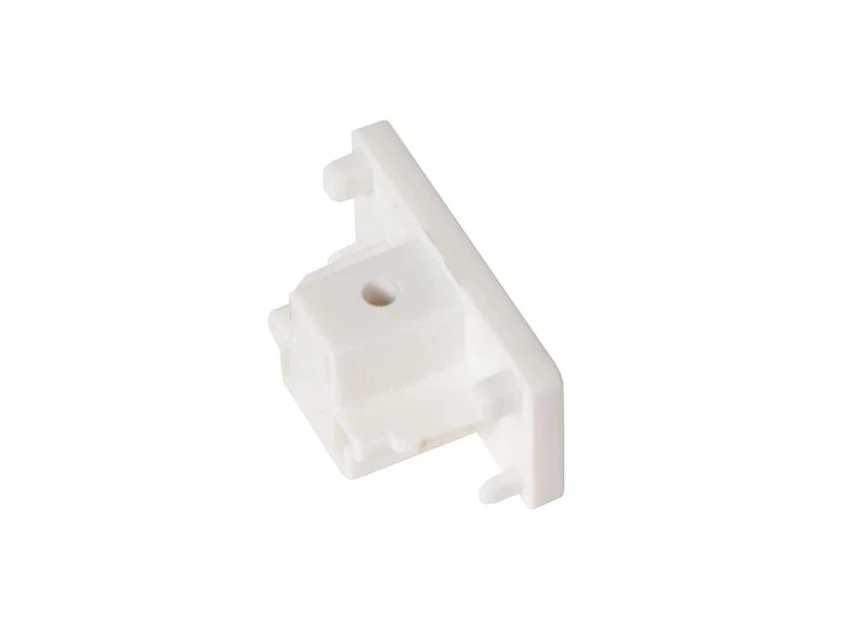 Track eindkap- 1fase railsysteem/railverlichting- set2- wit (uitbreiding)- andere kant