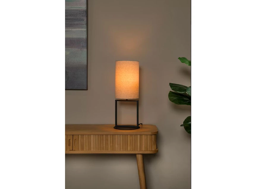 Herman tafellamp- beige- Ø20cm- E27- sfeerbeeld