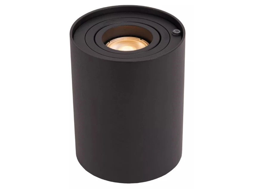 Tube tafellamp- zwart- dimb- Ø9,6cm- GU10