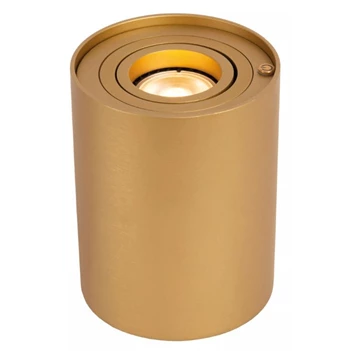 Tube tafellamp- mat goud- dimb- Ø9,6cm- GU10