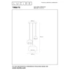 Tribute hanglamp- beige- 3xE27- afmetingen