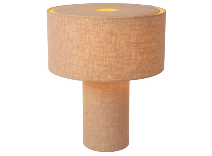 Leeroy tafellamp- taupe- E27