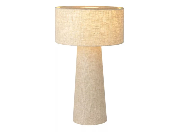 Leeroy tafellamp- taupe- Ø30cm- E27