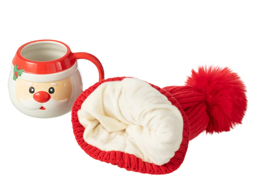 Tas+Muts kerstman detail