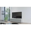 Tv-kast Mika 120 glas wit standaard poot tv-beugel Ardeno